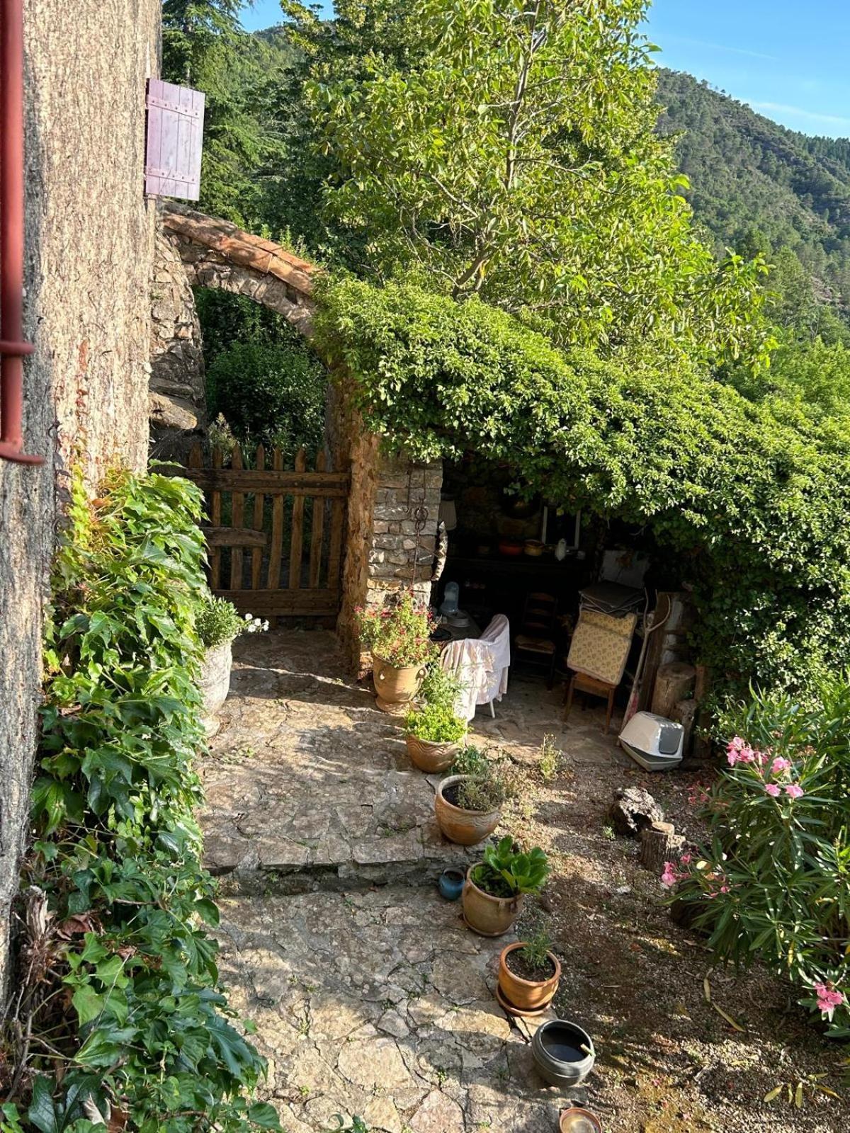 Chambre D'Hote Dans Mas Proche Anduze Cevennes Avec Piscine Mialet  Exterior foto